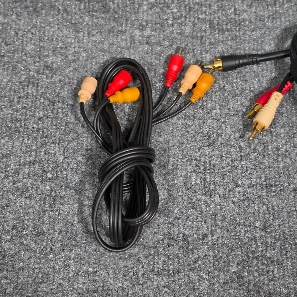 RCA Composite AV Cable Bundle Gold Plated Video Stereo Audio 3-Plug Male to Male